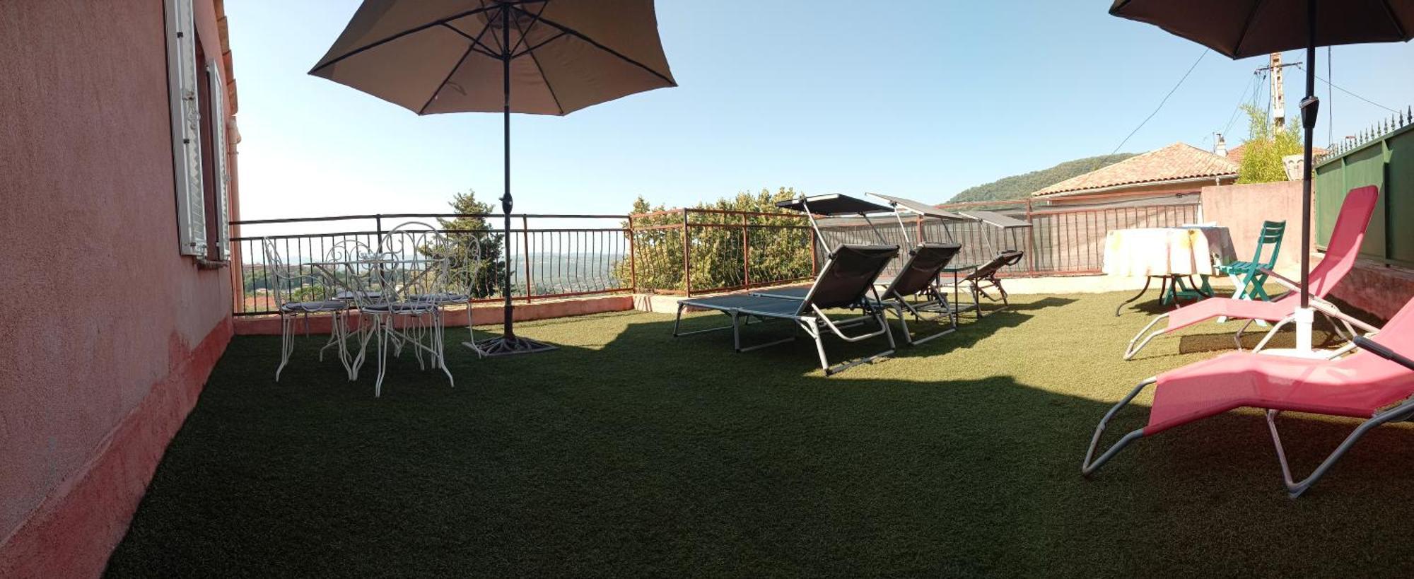 De 1 A 6 Avec Terrasse Solarium, Vue Panoramique Et Parking Gratuit Grasse Exterior foto